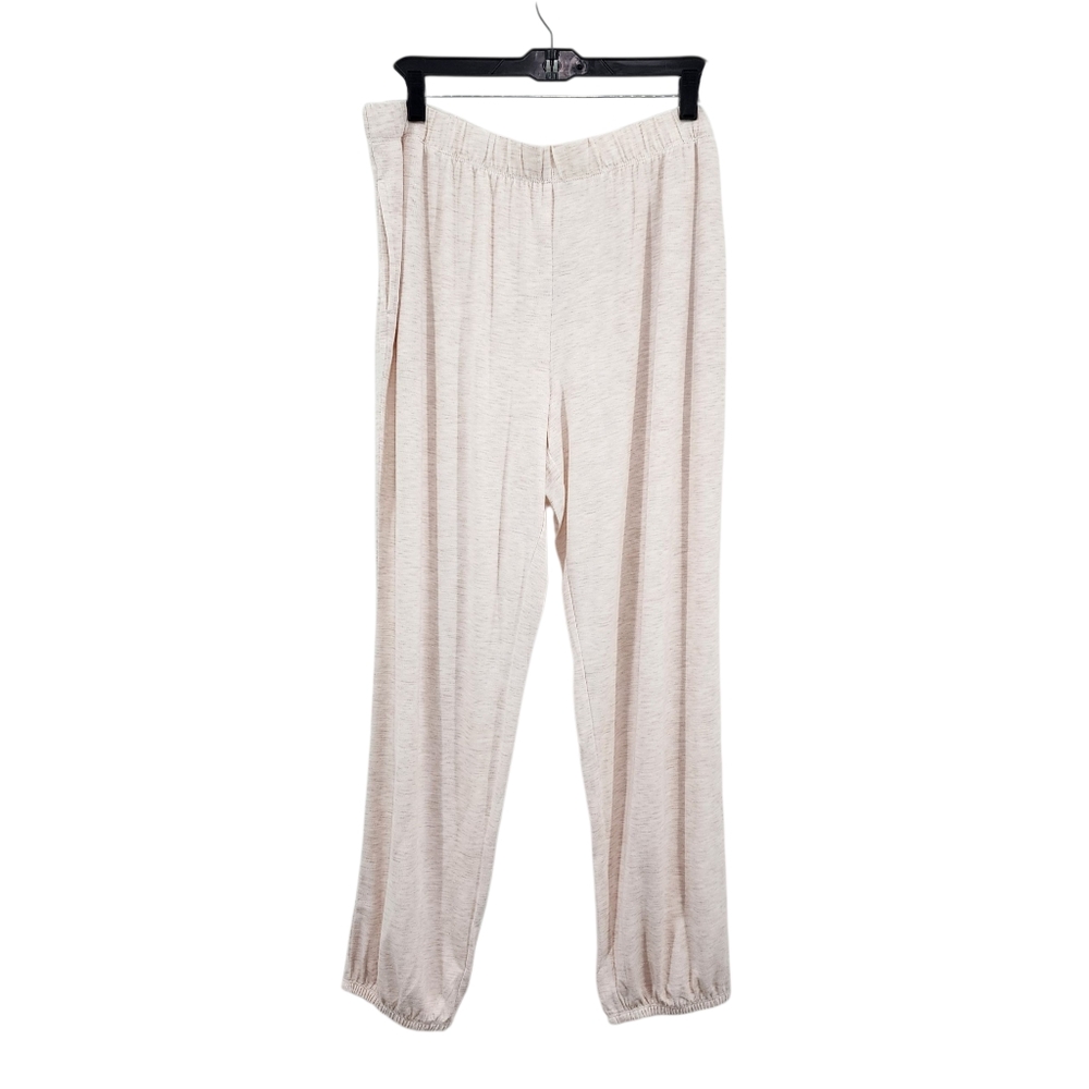 Hue Women's Poly-Blend Brushed 3/4 Top Jogger Pajama Set - 1X - Picture 4 of 9